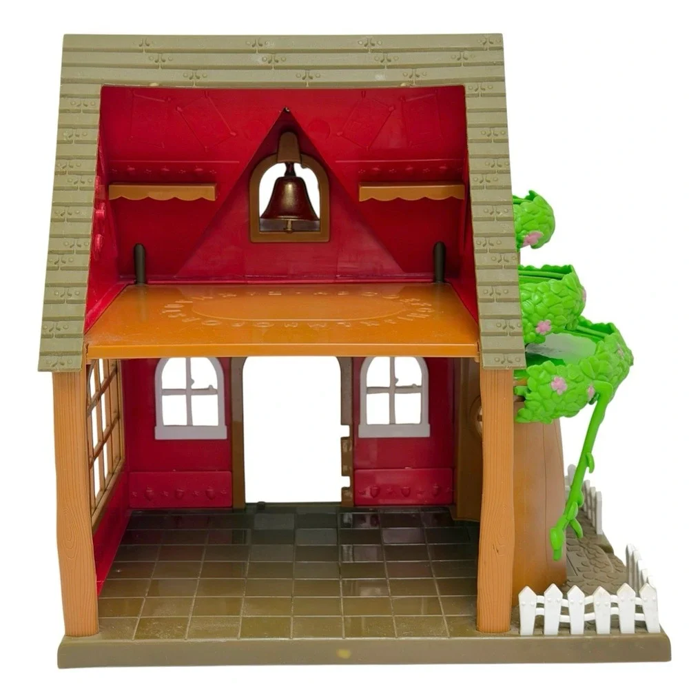 Li'l Woodzeez Woodland Schoolhouse Play Set Dollhouse  w/ 3 Figures READ*